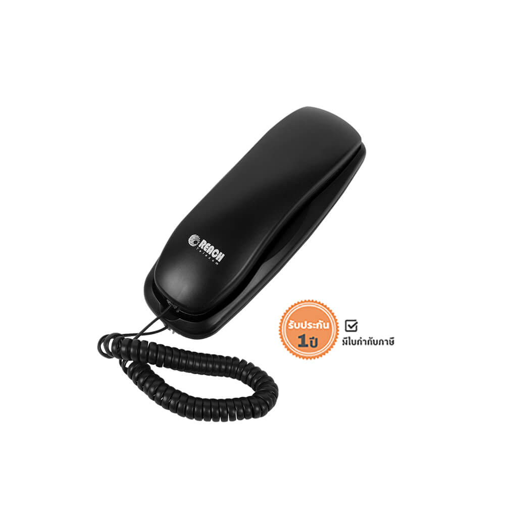 โทรศัพท์บ้าน โทรศัพท์แขวนผนัง  REACH รุ่น HT-2102 สีดำ_6